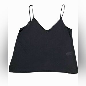 SALE! Rag & Bone Black Strappy Tank Cami Modal Linen Goth Minimalist L